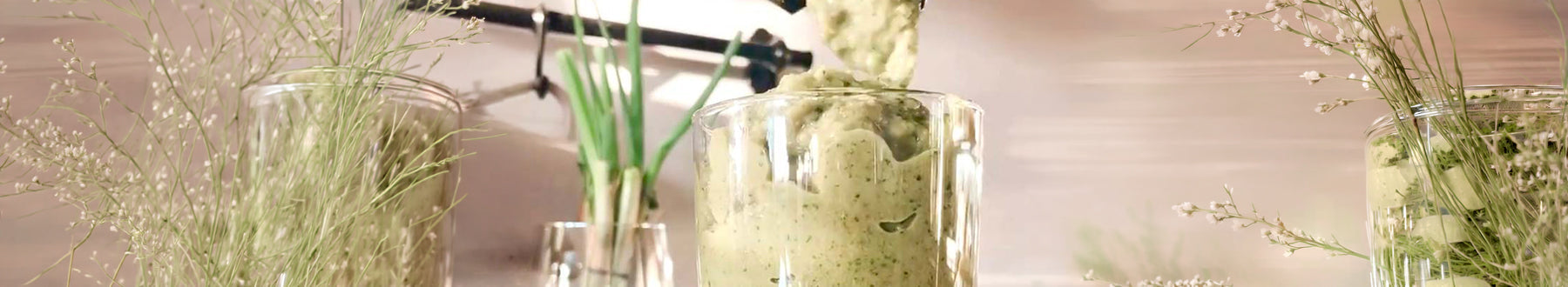 Peachy Matcha Protein Smoothie