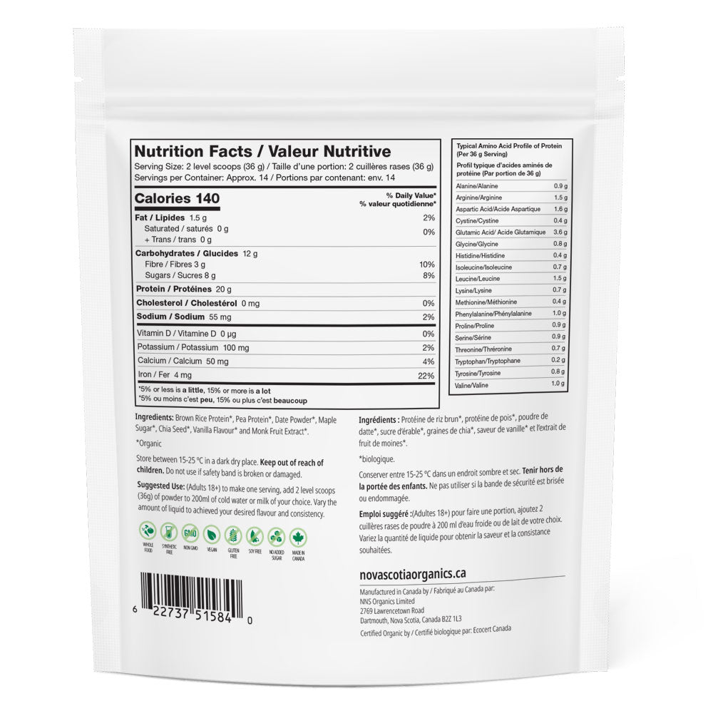 Organic Vanilla Protein image 1