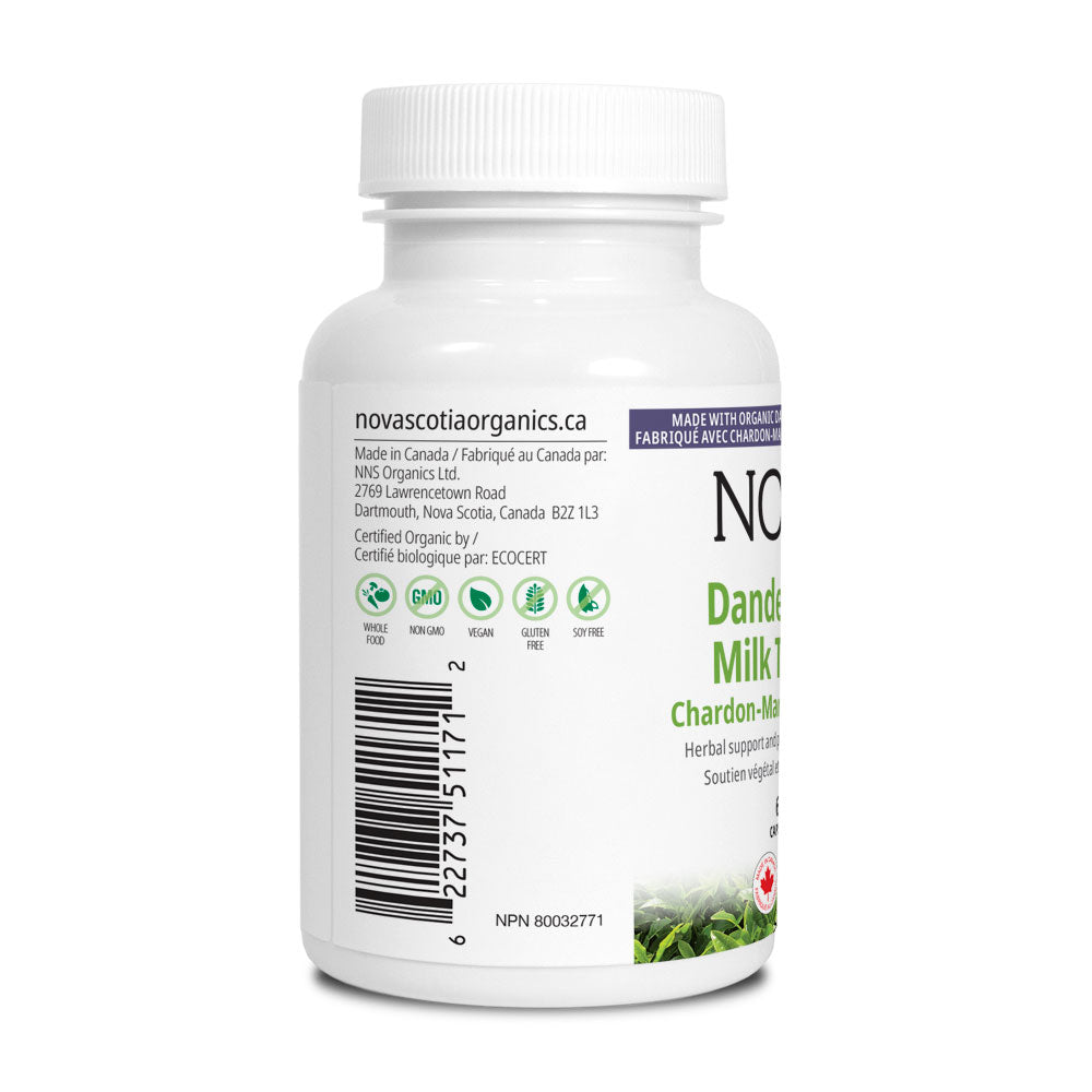 Dandelion &amp; Milk Thistle Capsules (60 capsules) image 2