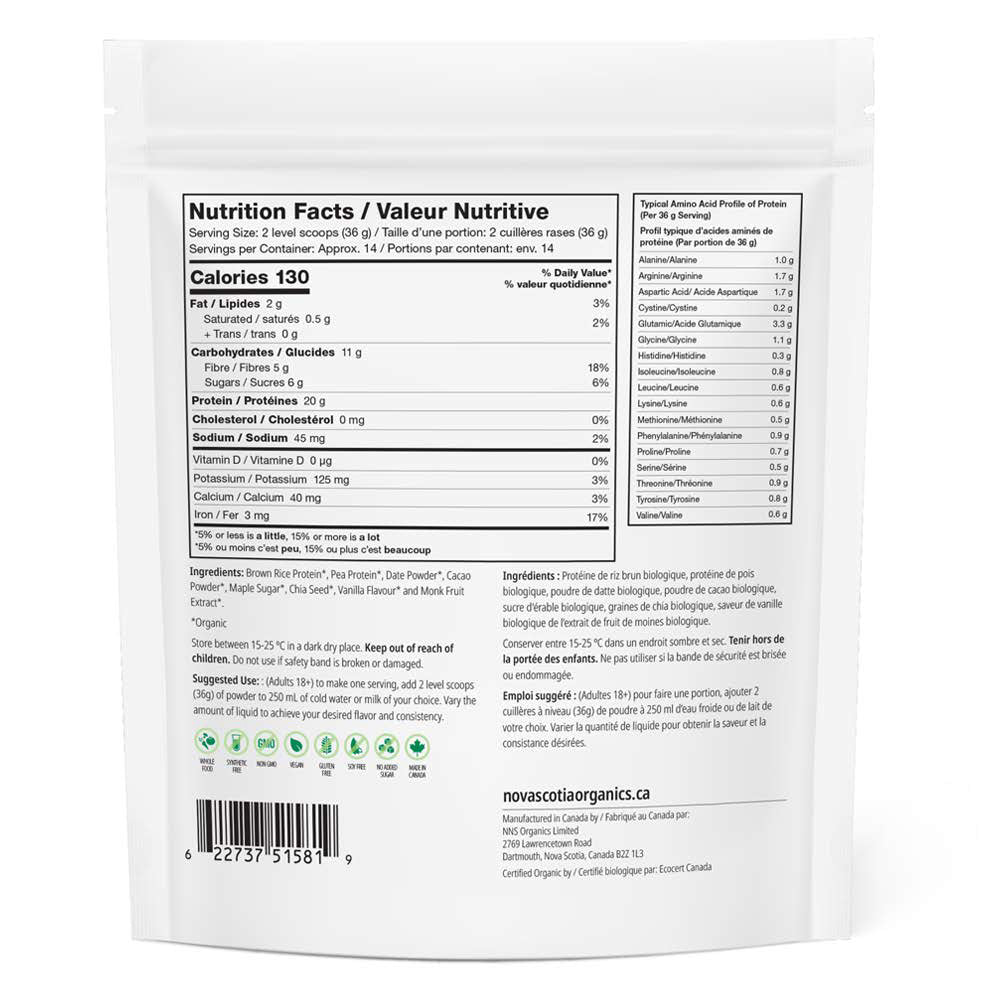 Organic Chocolate Protein