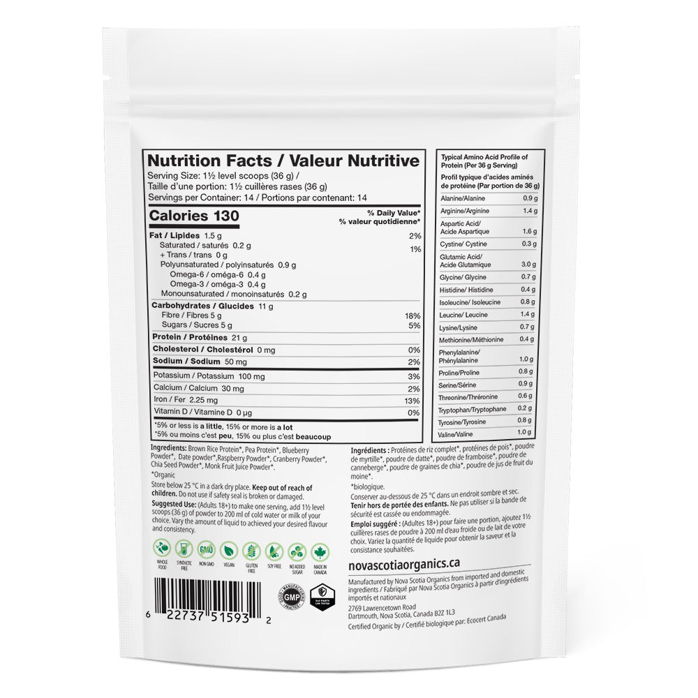 Organic Berry Protein