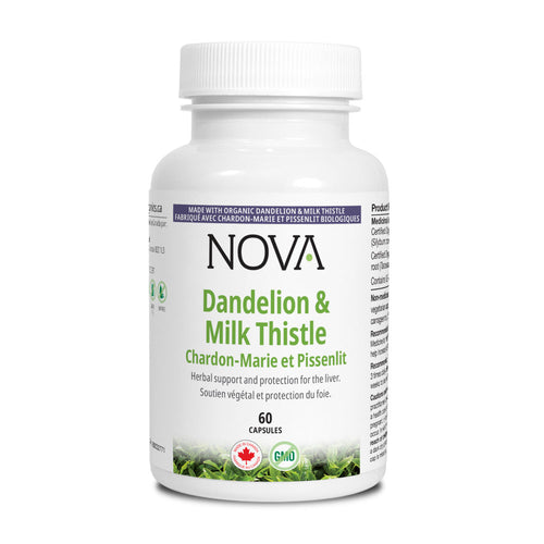 Dandelion &amp; Milk Thistle Capsules (60 capsules) image 0
