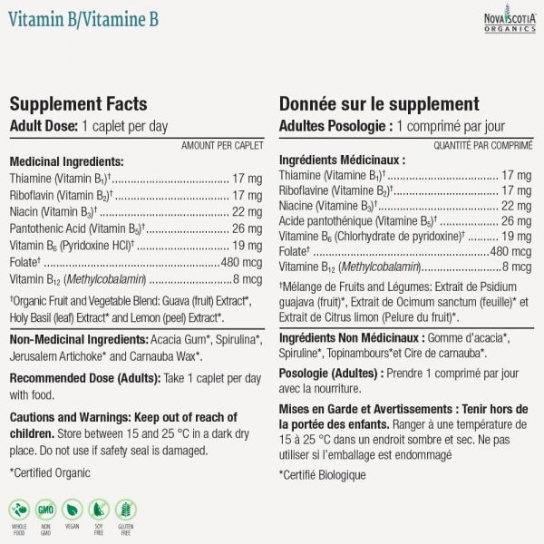 Vitamin B Complex nutritional information